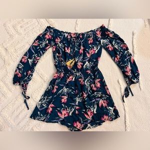Xhilaration floral romper